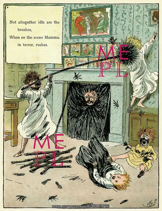 : Naughty children making a mess : Naughty children making a mess