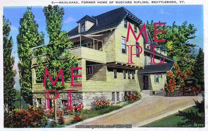 : Naulhaka, Home of Rudyard Kipling, Brattleboro, Vermont, USA : Naulhaka, Home of Rudyard Kipling, Brattleboro, Vermont, USA