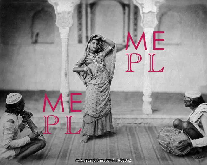 : Nautch woman dancing, India : Nautch woman dancing, India