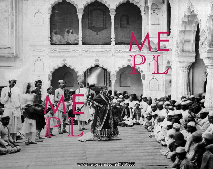 : Nautch woman dancing, India : Nautch woman dancing, India