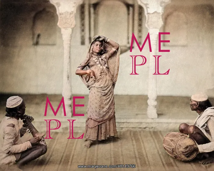 : Nautch woman dancing, India : Nautch woman dancing, India