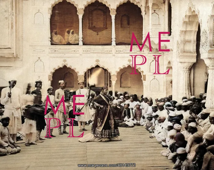 : Nautch woman dancing, India : Nautch woman dancing, India