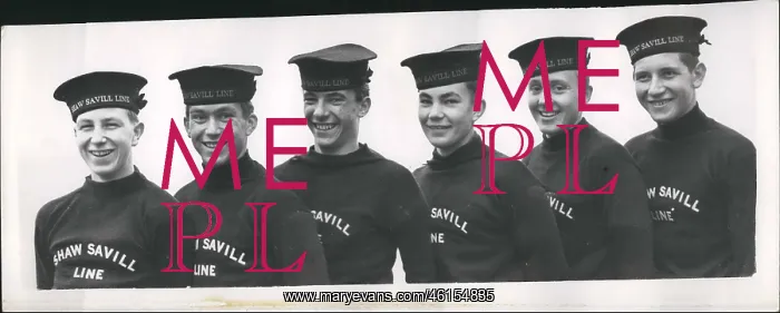 : Naval cadets of liner Gothic, Commonwealth tour : Naval cadets of liner Gothic, Commonwealth tour