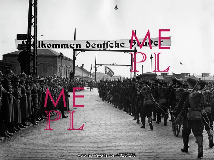 : Naval landing party in Memel, 1939 : Naval landing party in Memel, 1939