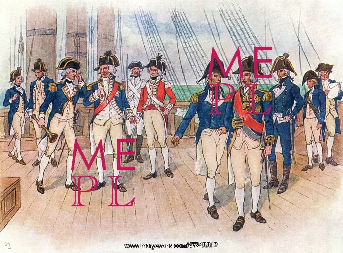 : Naval Officers - circa 1800 : Naval Officers - circa 1800