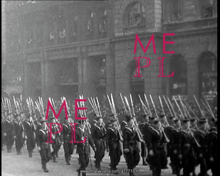 : Naval Soldier's March Past in a Parade While : Naval Soldier's March Past in a Parade While