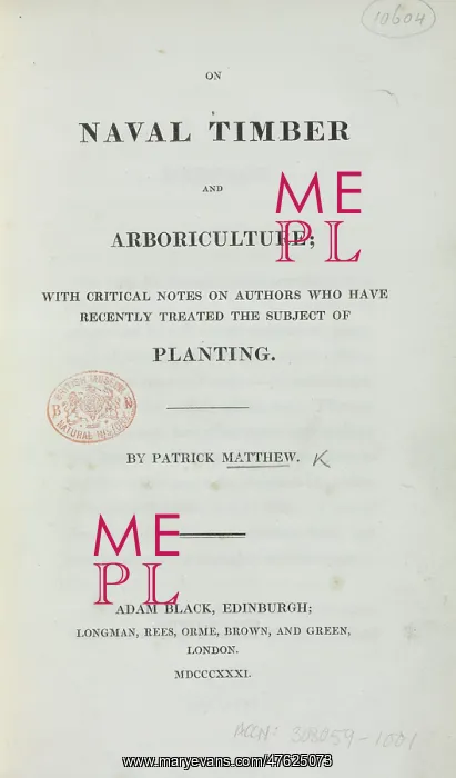 : On Naval Timber and Arboriculture by Patrick Matthew - title : On Naval Timber and Arboriculture by Patrick Matthew - title