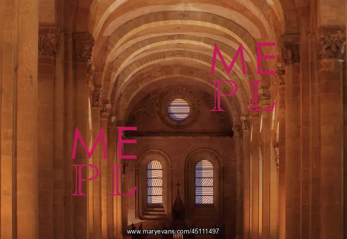 : Nave, Abbatiale Sainte-Foy, Conques, Midi-Pyrenees, France : Nave, Abbatiale Sainte-Foy, Conques, Midi-Pyrenees, France