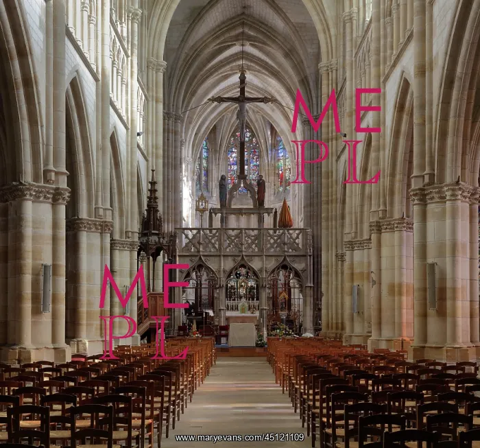: Nave, Basilique Notre-Dame de l'Epine, L'Epine : Nave, Basilique Notre-Dame de l'Epine, L'Epine