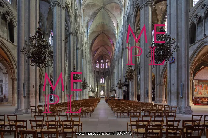 : Nave, Bourges Cathedral, Bourges, Centre Val de : Nave, Bourges Cathedral, Bourges, Centre Val de