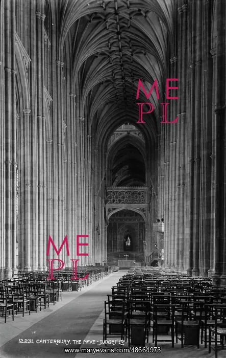 : The Nave of Canterbury Cathedral : The Nave of Canterbury Cathedral