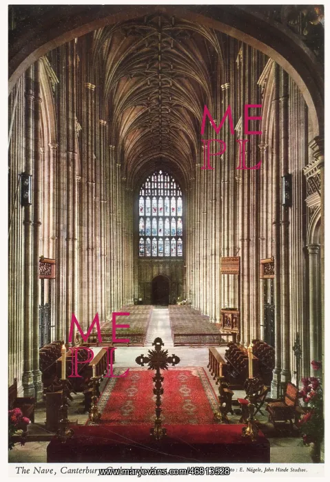 : The Nave, Canterbury Cathedral, Kent : The Nave, Canterbury Cathedral, Kent