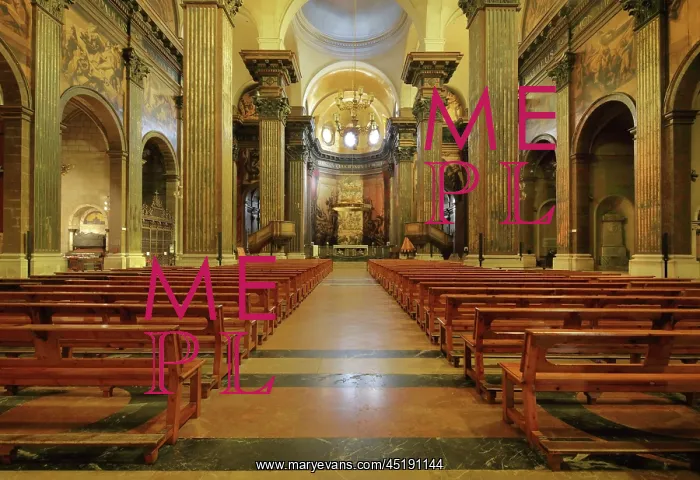 : Nave, Catedral de Sant Pere Apostol, Vic, Catalonia, Spain : Nave, Catedral de Sant Pere Apostol, Vic, Catalonia, Spain