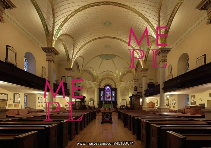 : Nave, Cathedrale de la Sainte Trinite, Quebec : Nave, Cathedrale de la Sainte Trinite, Quebec