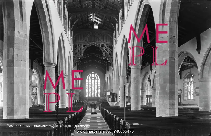 : The Nave of Kendal Parish Church : The Nave of Kendal Parish Church