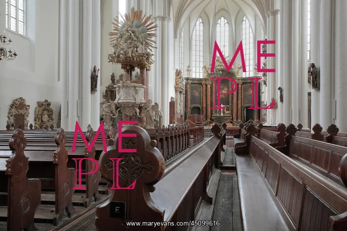 : Nave, Marienkirche, Berlin, Germany : Nave, Marienkirche, Berlin, Germany