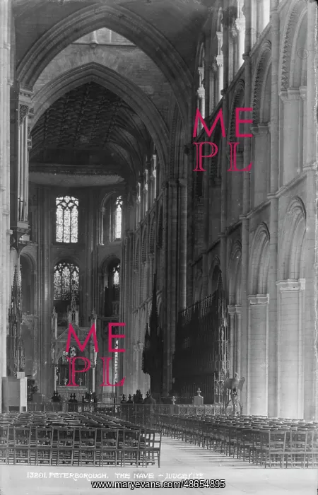 : The Nave of Peterborough Cathedral : The Nave of Peterborough Cathedral