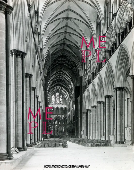  : The Nave, Salisbury Cathedral, Wiltshire