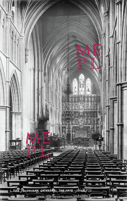 : The Nave of Southwark Cathedral : The Nave of Southwark Cathedral