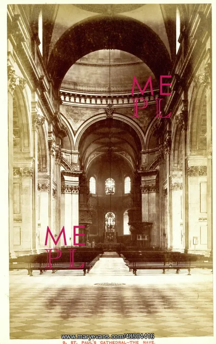 : Nave of St. Paul's Cathedral, London : Nave of St. Paul's Cathedral, London