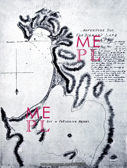 : navigation, Mutiny on the Bounty 1789, map of : navigation, Mutiny on the Bounty 1789, map of