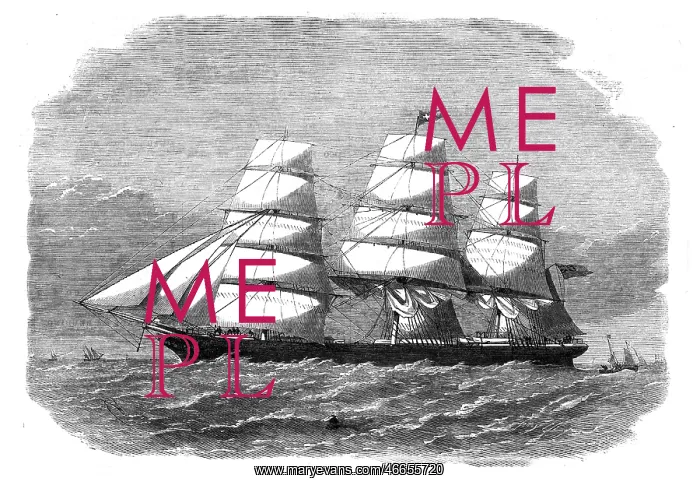 : navigation, sailing ships, clipper, Royal Edward : navigation, sailing ships, clipper, Royal Edward