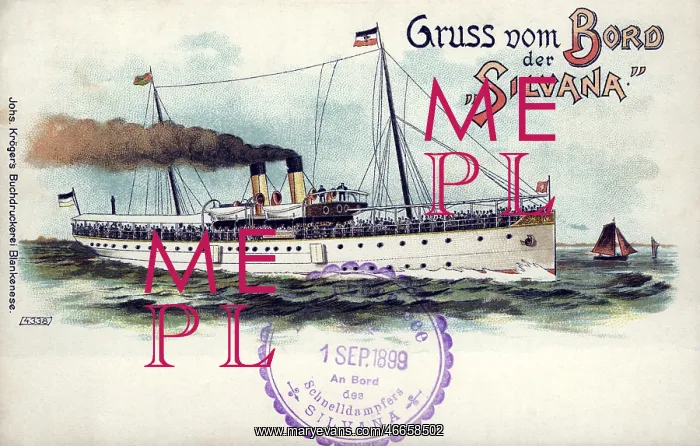 : navigation, steamers, the passenger ship SILVANA : navigation, steamers, the passenger ship SILVANA