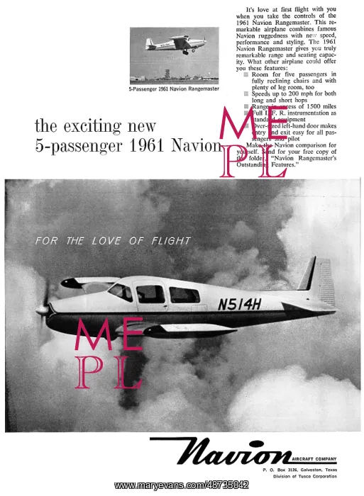 : Navion Rangemaster : Navion Rangemaster