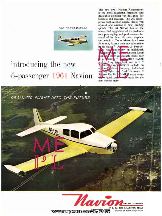 : Navion Rangemaster N514H : Navion Rangemaster N514H