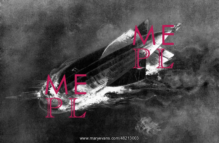 : Navy airship L 70 plummets down in flames, 1918 : Navy airship L 70 plummets down in flames, 1918