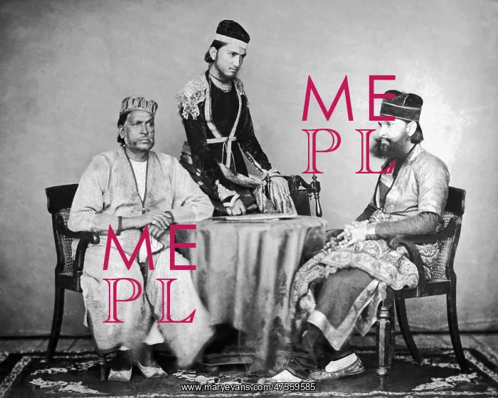 : Three Nawabs, India : Three Nawabs, India