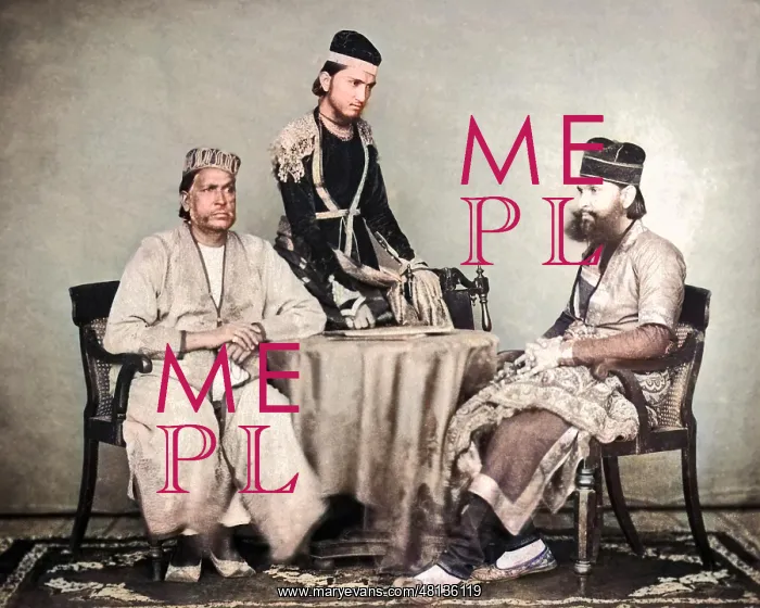 : Three Nawabs, India : Three Nawabs, India