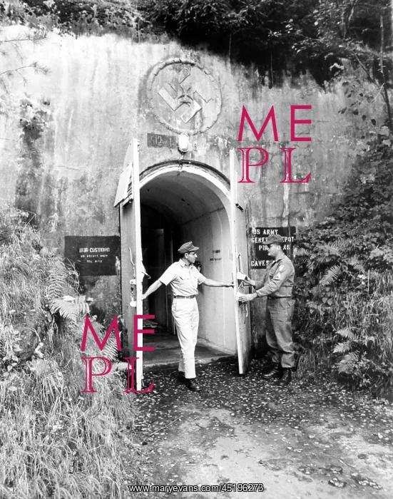 : Nazi bunker become depot of the US Army : Nazi bunker become depot of the US Army