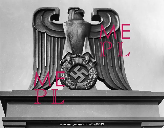 : Nazi imperial eagle in Berlin, 1937 : Nazi imperial eagle in Berlin, 1937