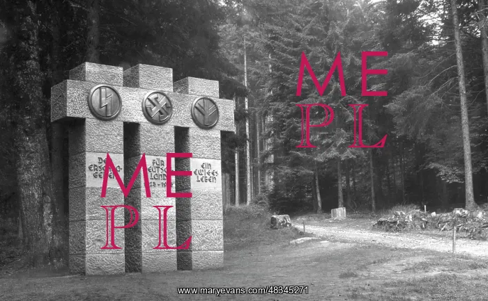 : Nazi memorial on the Eiberg, 1935 : Nazi memorial on the Eiberg, 1935