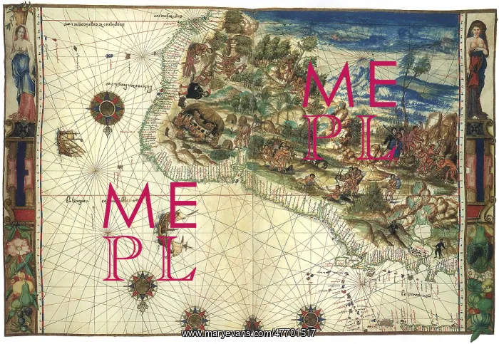 : NE South American Map 1547 : NE South American Map 1547