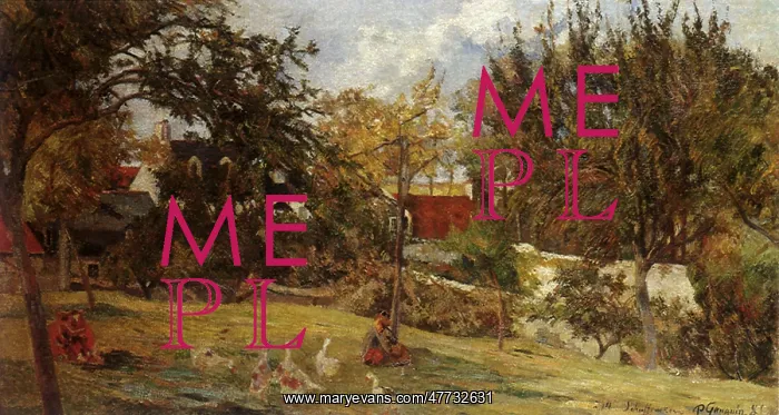  : Near the Farm, by Gauguin