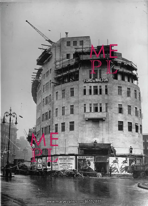 : The nearly completed built Broadcasting : The nearly completed built Broadcasting