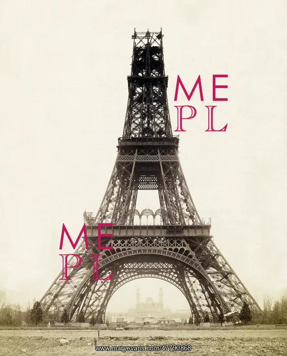 : Nearly-Finished Eiffel Tower, 1888 : Nearly-Finished Eiffel Tower, 1888