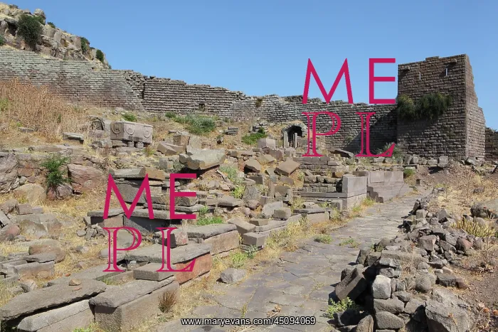 : Necropolis, Assos, Turkey : Necropolis, Assos, Turkey