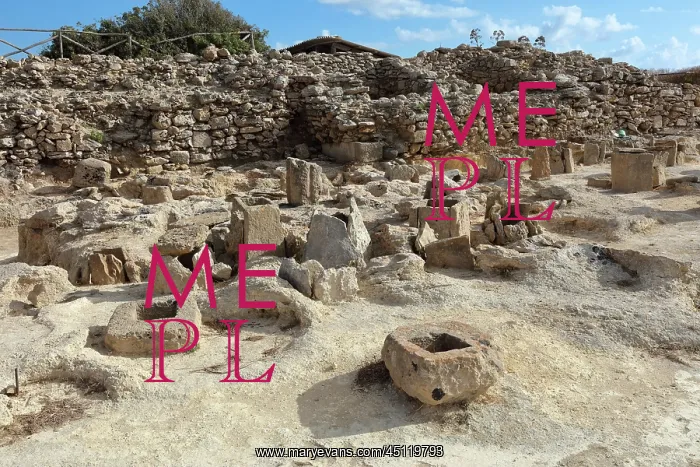 : Necropolis, Mozia, Sicily, Italy : Necropolis, Mozia, Sicily, Italy
