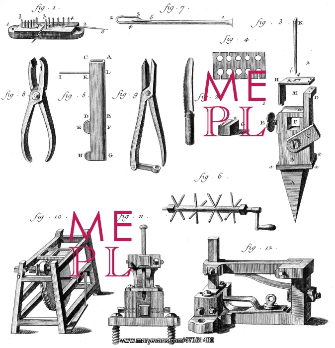 : Needlemaker Tools 18th : Needlemaker Tools 18th