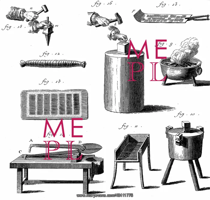 : Needles: Equipment for needle making from shears : Needles: Equipment for needle making from shears