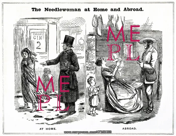 : Needlewoman 1850 : Needlewoman 1850