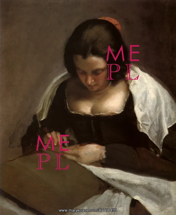 : The Needlewoman, by Velazquez : The Needlewoman, by Velazquez