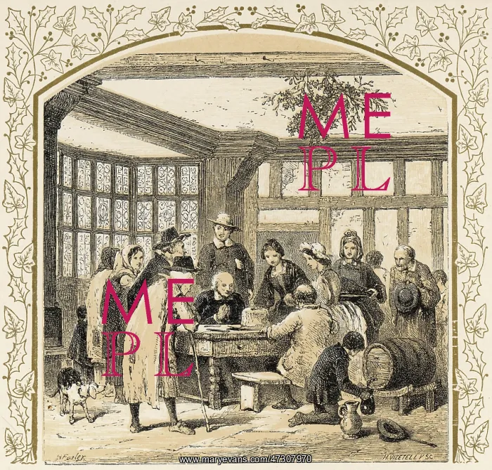 : Needy at Christmas 17th century : Needy at Christmas 17th century