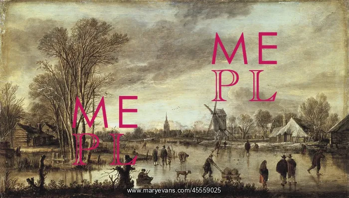 : Neer, Aert van der (1603-1677). River in Winter : Neer, Aert van der (1603-1677). River in Winter