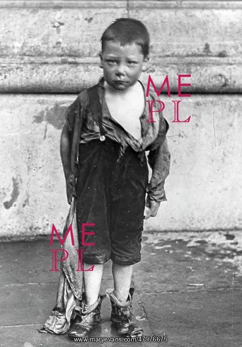 : Neglected boy from a South Wales mining district : Neglected boy from a South Wales mining district