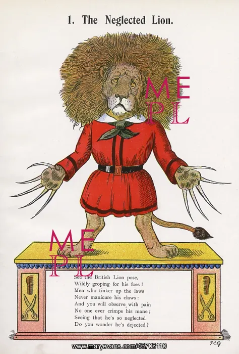 : The Neglected Lion. The British Lion as Struwwelpeter : The Neglected Lion. The British Lion as Struwwelpeter