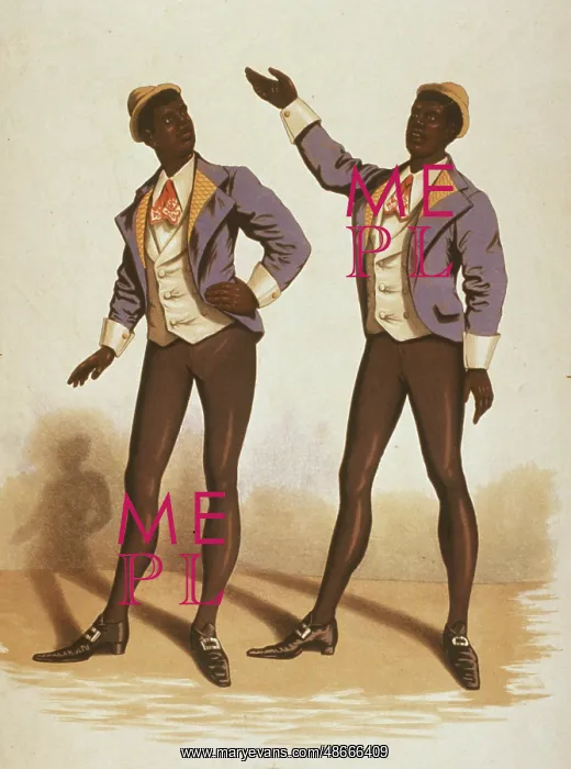 : Negro double song & dance, circa 1875 : Negro double song & dance, circa 1875